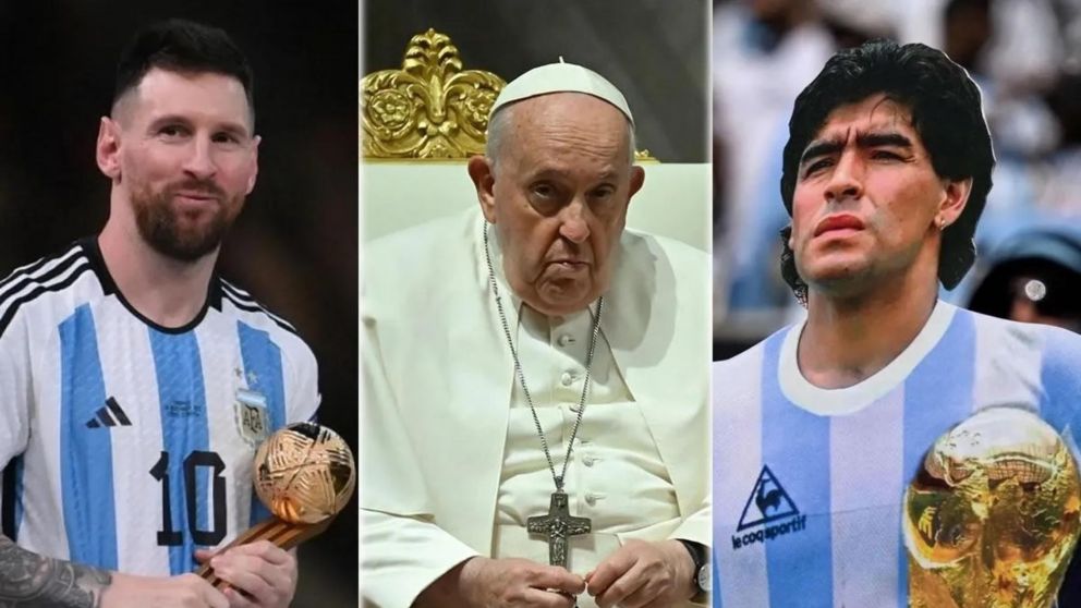 El Papa Francisco y su llamativa respuesta sobre quién era mejor entre Maradona y Messi