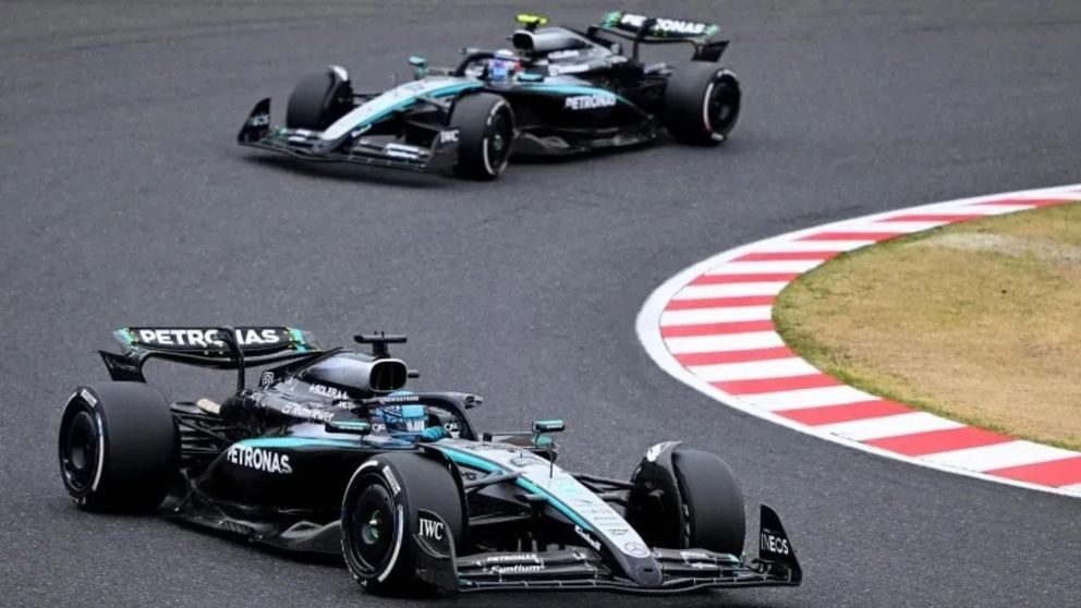 Golpazo para Mercedes en el GP de Bahréin de Fórmula 1: Russell y Antonelli perdieron sus puestos de la clasificación