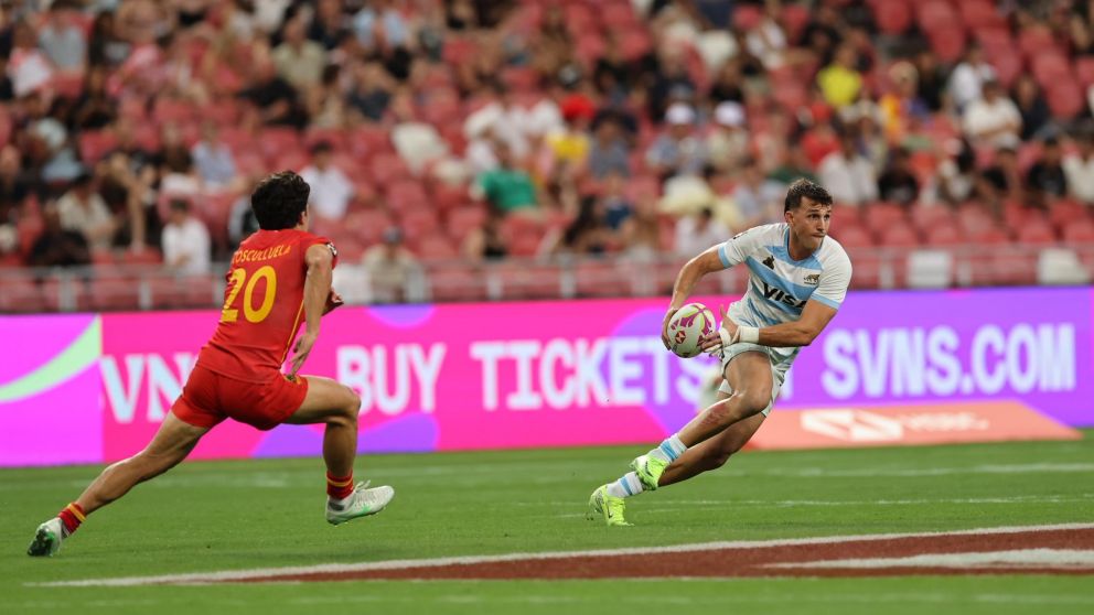 Los Pumas 7s lograron una victoria ante España y se quedaron con la medalla de bronce en Singapur