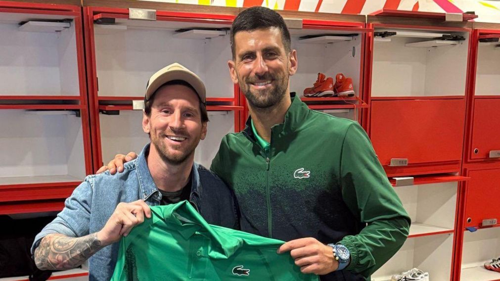 Novak Djokovic hizo una impactante revelación tras su encuentro con Messi: "Me metió presión..."