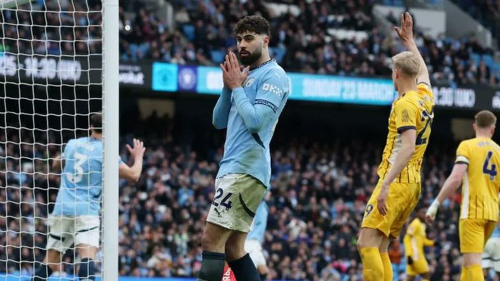 Manchester City de Pep Guardiola muestra una versión lamentable ante Brighton