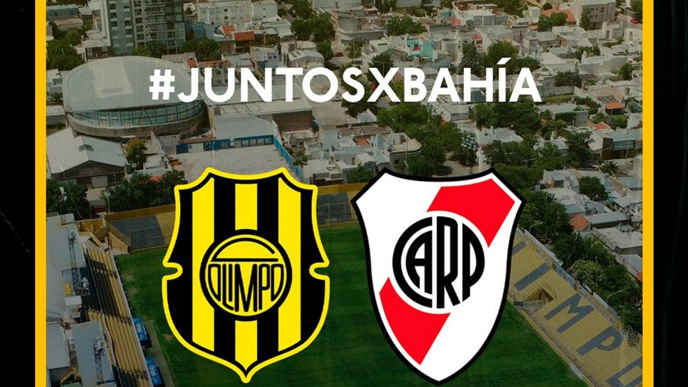 River y Olimpo jugarán un partido a beneficio tras las inundaciones en Bahía Blanca