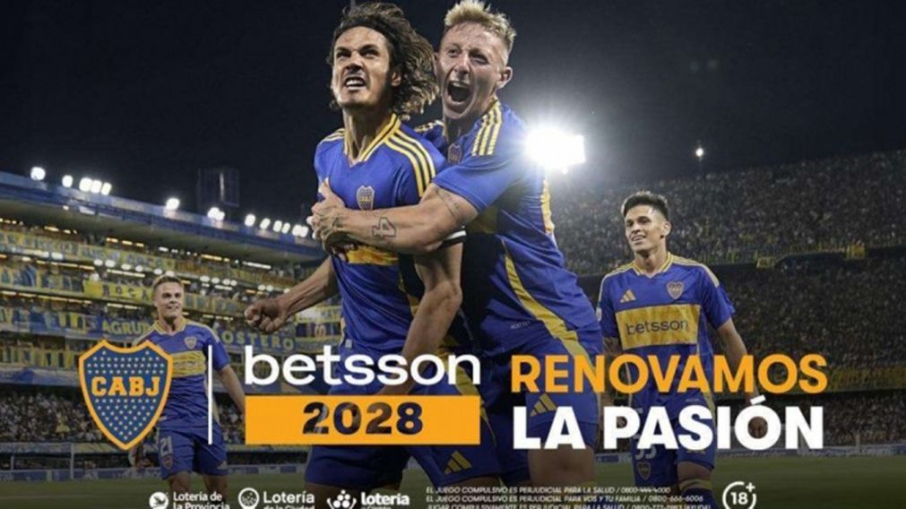 Betsson renueva con Boca Juniors.