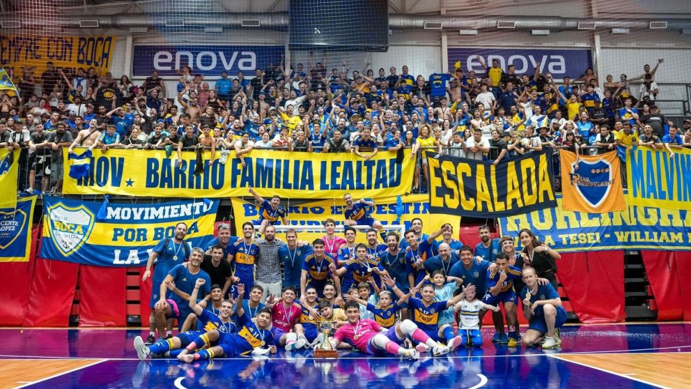 El futsal le dio una alegría a Boca: derrotó en la final a River y se consagró campeón de la Supercopa