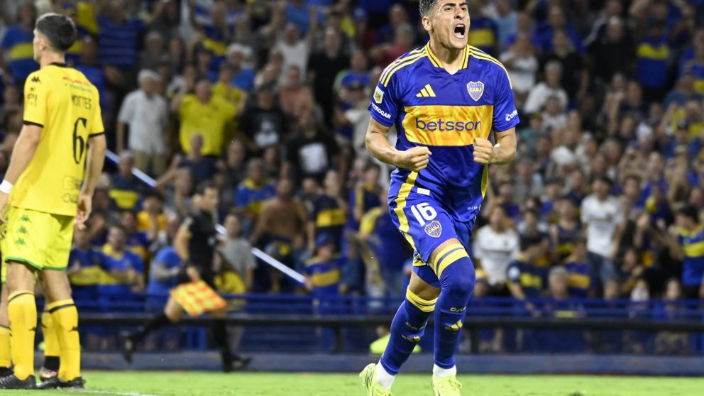 Merentiel rescató a un flojo Boca que le ganó con lo justo a Aldosivi por el Torneo Apertura y respira