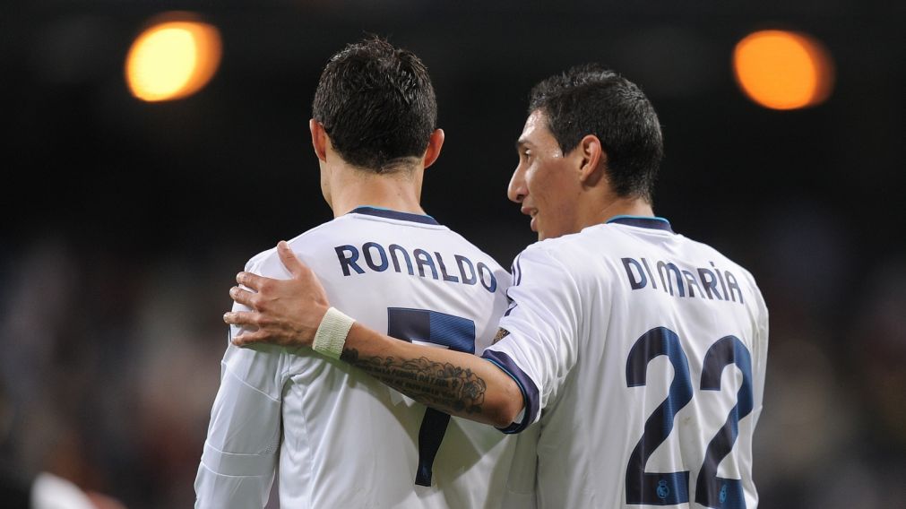 Picante: Di Mar�a le tir� un palo a Cristiano Ronaldo y dej� clara la diferencia con Lionel Messi
