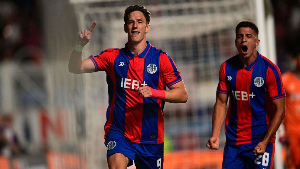 San Lorenzo y una luna de miel a puro Vombergar: en un partido frenético y polémico, venció a Platense y sueña