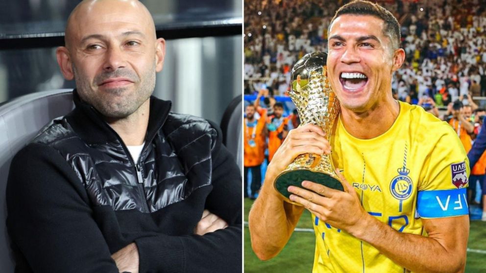 A Javier Mascherano le preguntaron si Cristiano es el mejor jugador de la historia y no dudó: "Son opiniones..."