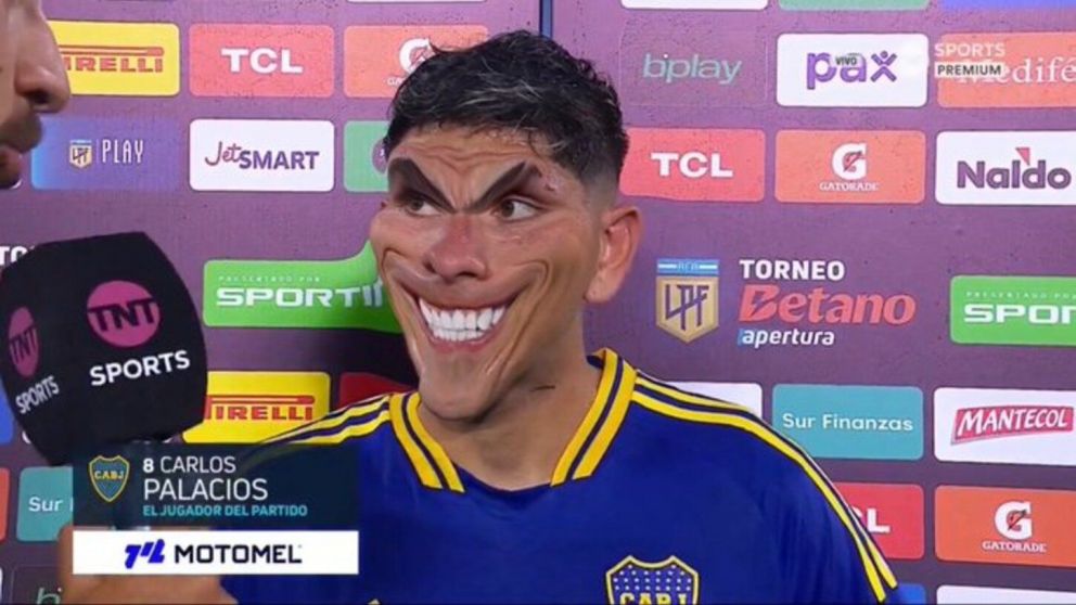 Boca ganó y el chileno Palacios fue figura, tendencia y el dueño de los memes