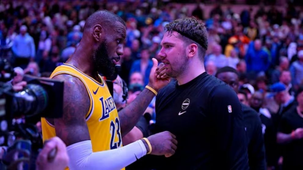Bombazo en la NBA: Luka Doncic se va con LeBron James a Los Ángeles Lakers