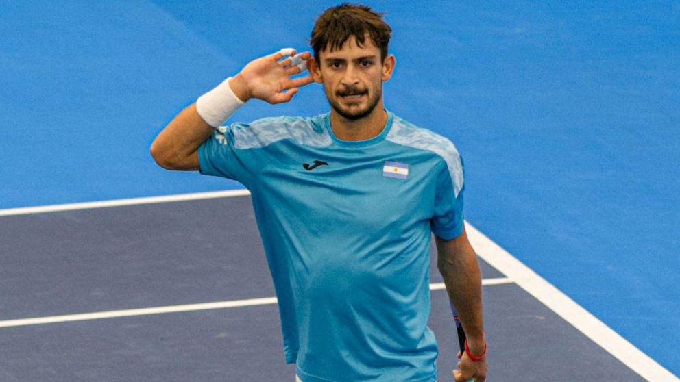 Copa Davis: con una remontada épica de Navone ante Kjaer, Argentina eliminó a Noruega