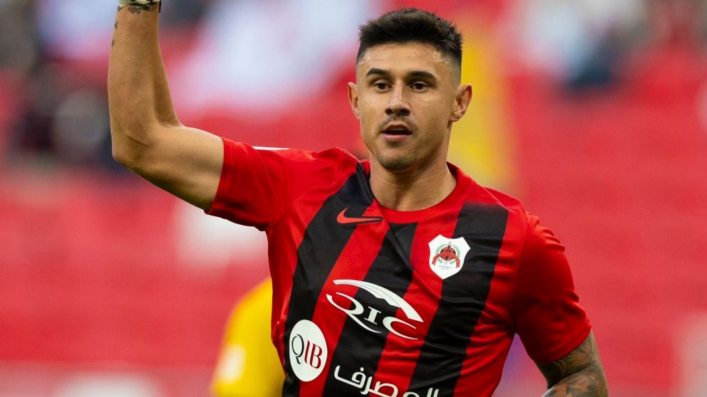 Más que en River: Adam Bareiro volvió al gol en Qatar y cortó una pésima racha sin marcar