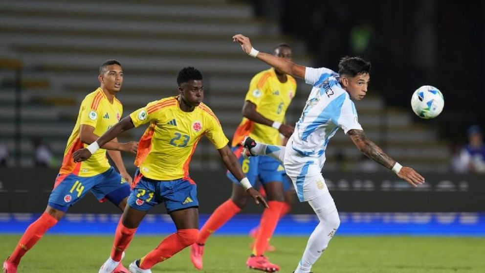La Selección Argentina no defraudó ante Colombia y sigue como líder de su grupo en el Sudamericano Sub 20
