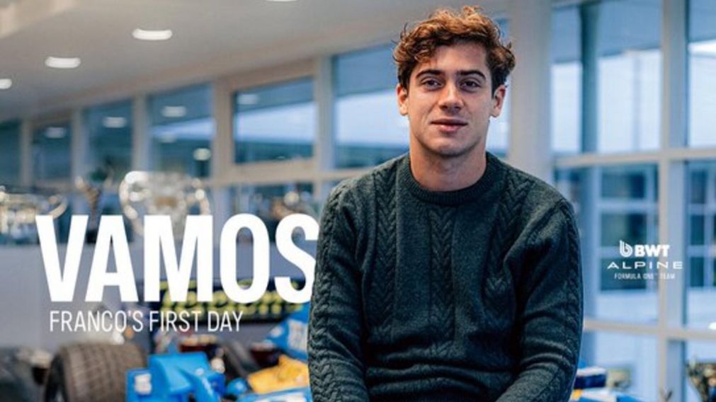 Franco Colapinto tuvo su primer día en el equipo Alpine de Fórmula 1: visita a la fábrica y bienvenida