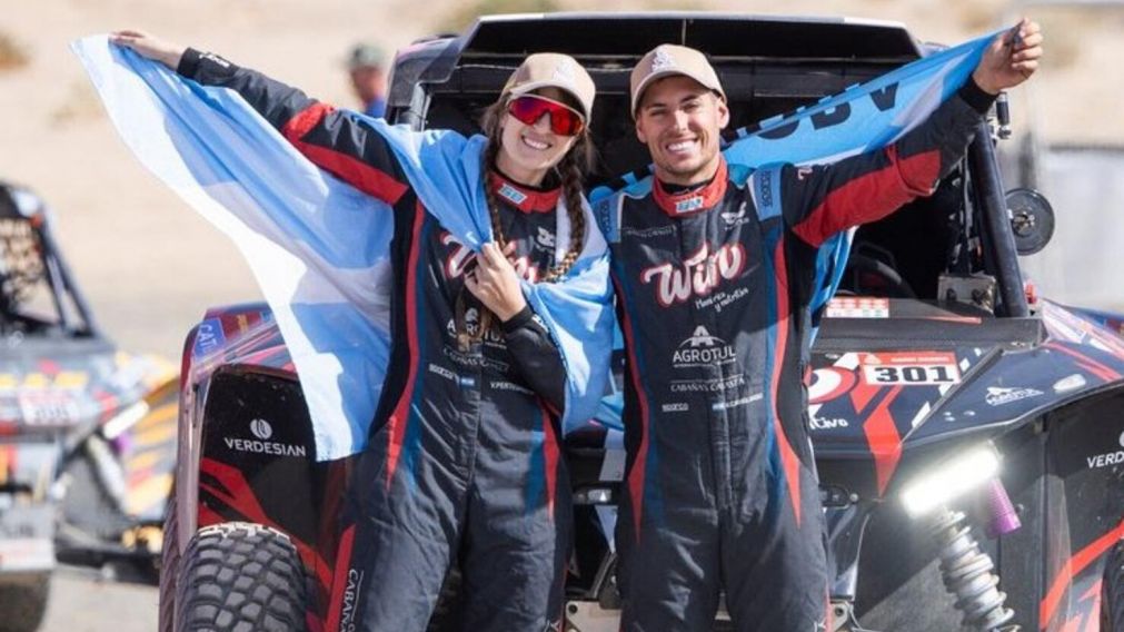 Argentina festej� un t�tulo en el Rally Dakar 2025 de la mano de Nicol�s Cavigliasso y Valentina Pertegani