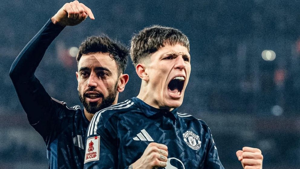 Manchester United dio el batacazo en la FA Cup tras eliminar al Arsenal: asistencia de Garnacho y penal de Lisandro Martínez