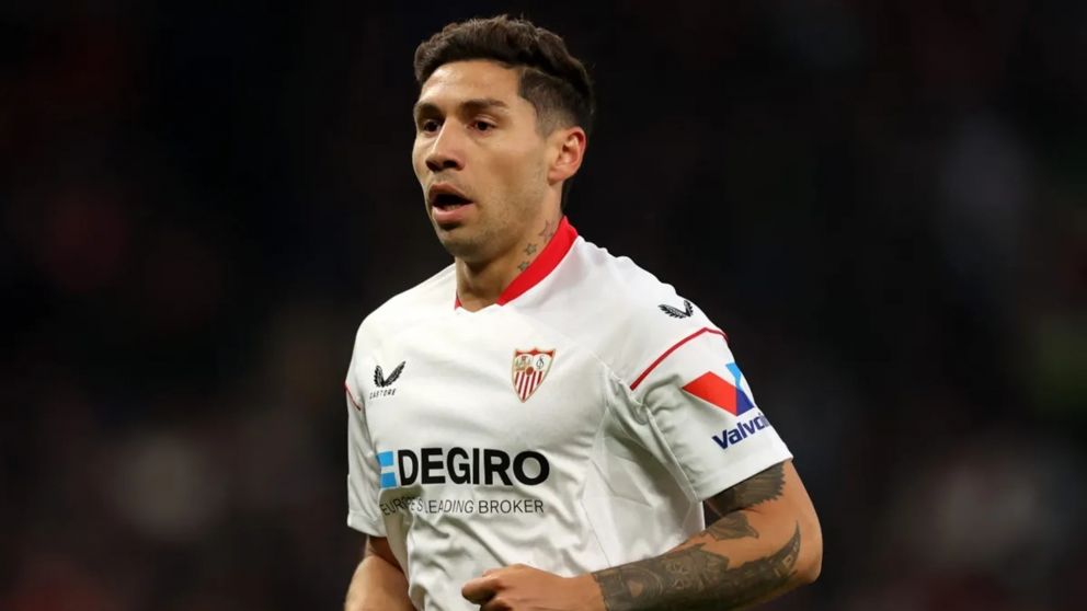 Mientras River lo busca, Gonzalo Montiel no tuvo minutos en el duelo entre Sevilla y Valencia