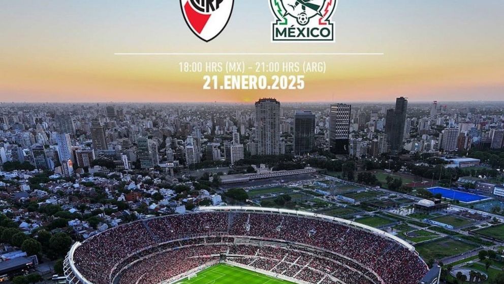 River confirmó un amistoso de pretemporada contra la Selección de México: cuándo y dónde se juega