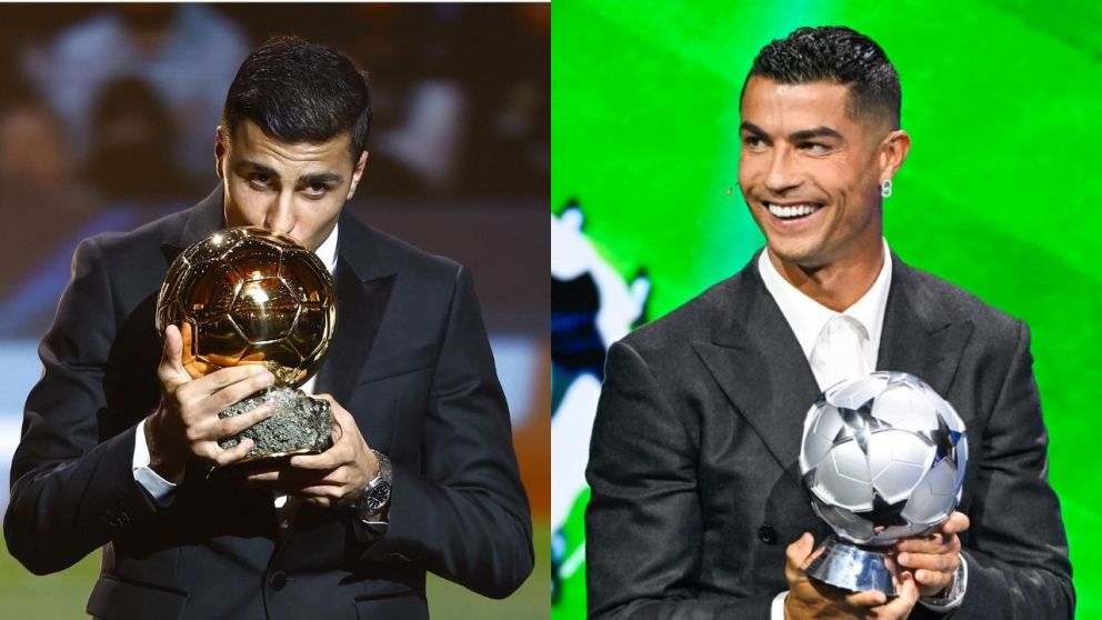 Rodri liquidó a Cristiano Ronaldo, quien lo había criticado por la obtención del Balón de Oro