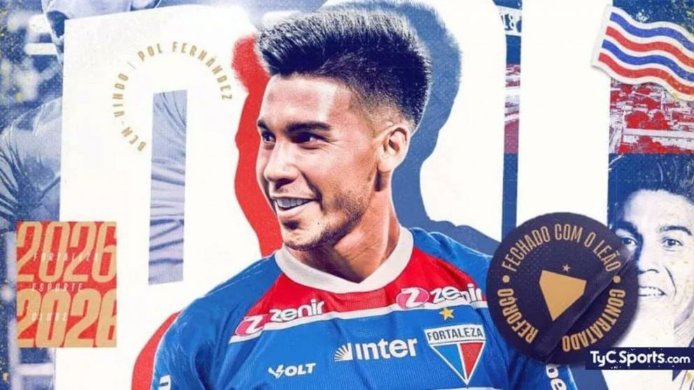 Adiós a Boca: Pol Fernández fue presentado como la nueva cara de Fortaleza