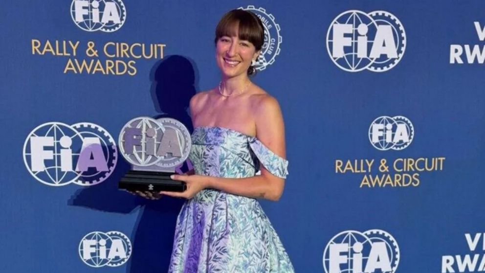 Quién es Valentina Pertegarini, la argentina premiada en la gala de la FIA
