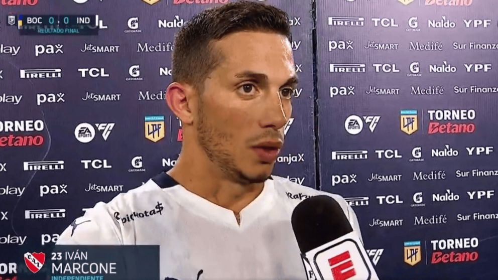 Iv�n Marcone aliment� las dudas sobre su futuro en Independiente: "Fue..."