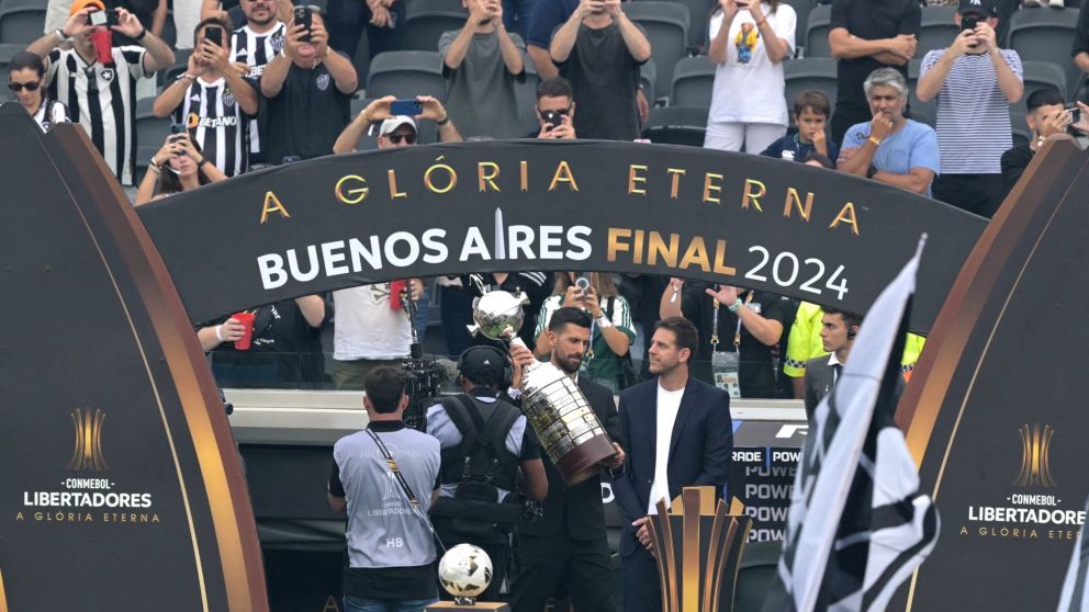 Novak Djokovic y Juan Martín Del Potro, presentes en la gran final de la Copa Libertadores