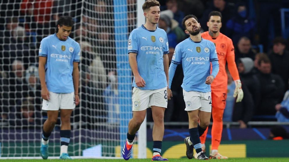Manchester City dejó escapar una enorme ventaja, empató con Feyenoord por la Champions League y profundizó su crisis