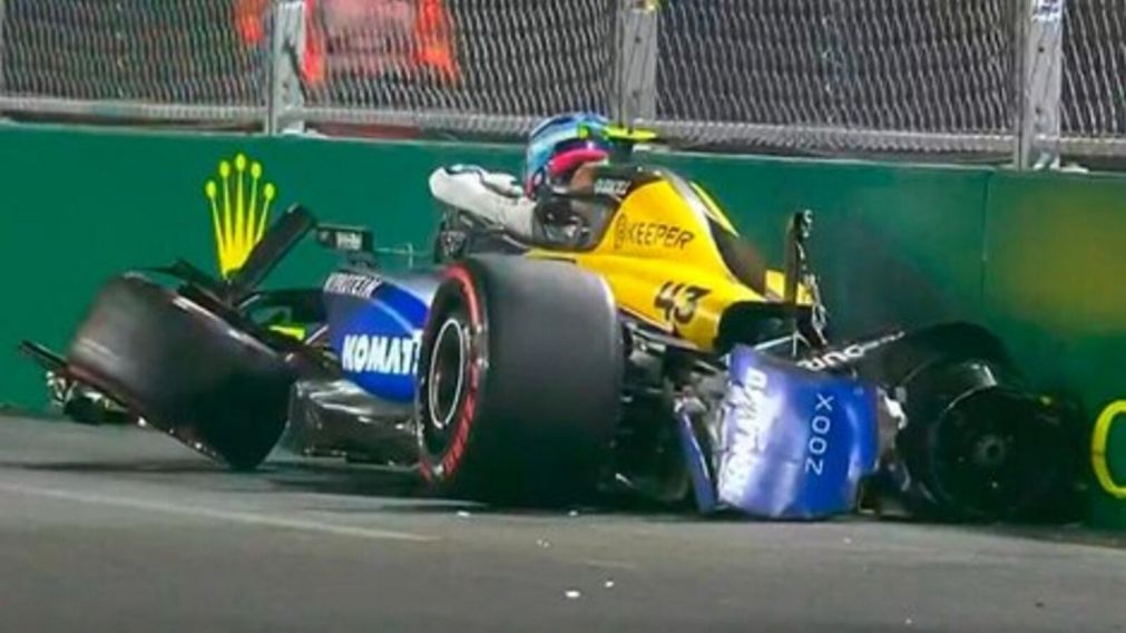 La tremenda reacción de los mecánicos cuando Colapinto destrozó el Williams en la clasificación del GP de Las Vegas de Fórmula 1