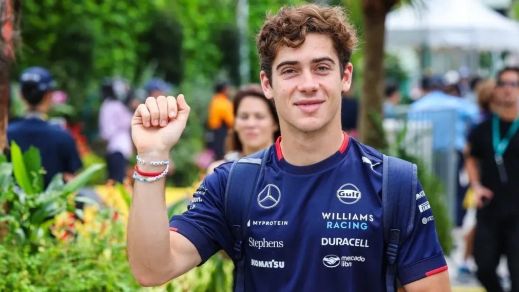 Respira Colapinto: llega a correr en Brasil.
