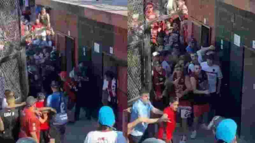 Video: la GRAVE sanción que recibió Defensores de Belgrano tras la TREMENDA batalla campal entre la barra y la policía