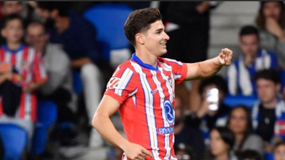 Video: Julián Álvarez convirtió un gol antes del minuto, pero el Atlético de Madrid no pudo ganar en La Liga