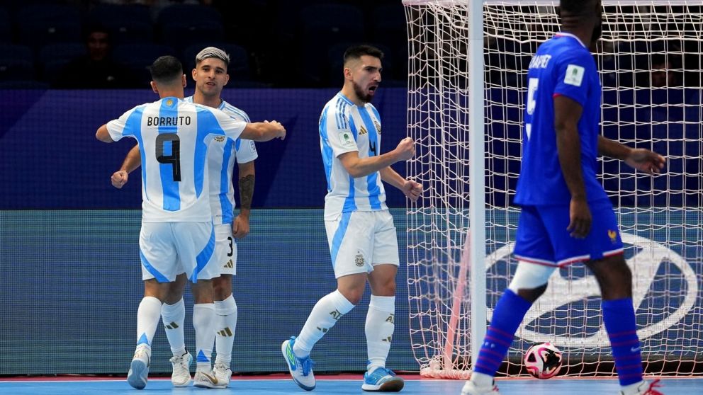 Con SUFRIMIENTO, la Selección Argentina venció a Francia y está EN LA FINAL del Mundial de Futsal