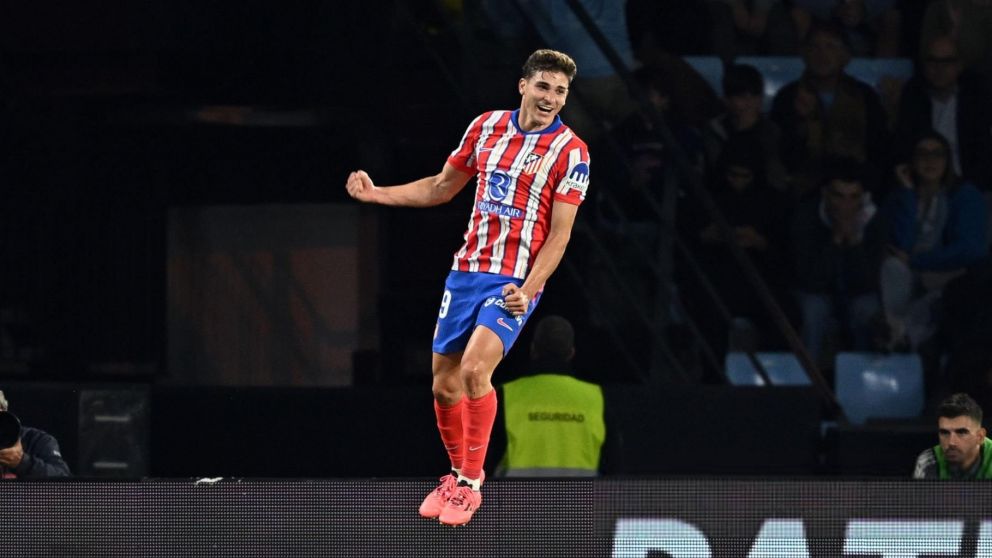 Video: el AGÓNICO gol de Julián Álvarez que le dio el triunfo al Atlético de Madrid ante el Celta