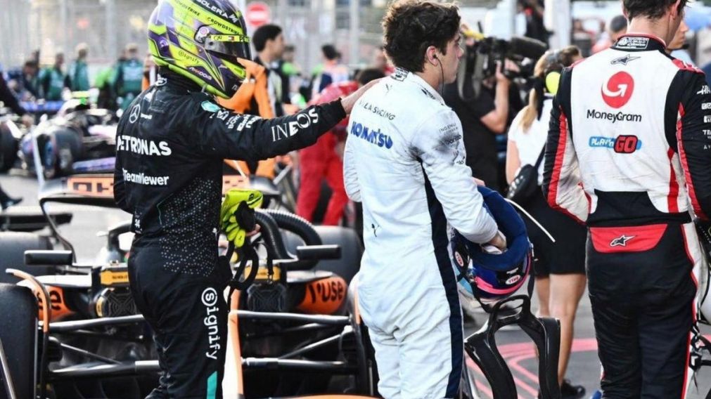 Hamilton volvi� a ELOGIAR a Franco Colapinto y el argentino le respondi�: "�Tremendo, bol...!"