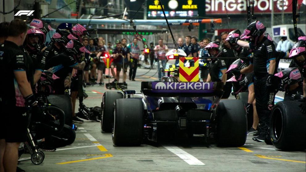 VIDEO: Franco Colapinto protagonizó un BLOOPER en el GP de Singapur de Fórmula 1 al EQUIVOCARSE de equipo en boxes