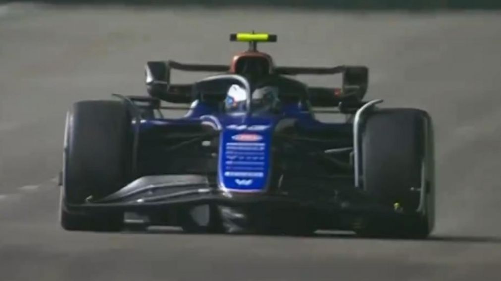 Franco Colapinto QUED� 16� en la pr�ctica libre 2 para el Gran Premio de Singapur de F�rmula 1