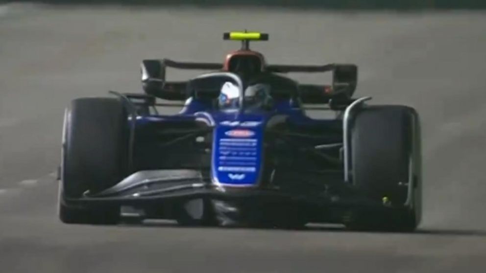 Franco Colapinto QUEDÓ 16° en la práctica libre 2 para el Gran Premio de Singapur de Fórmula 1