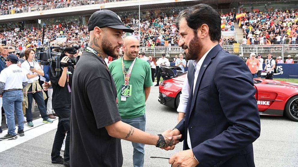 Neymar le brindó un TREMENDO apoyo al piloto que pelea con Franco Colapinto por un lugar en la Fórmula 1: el PICANTE mensaje