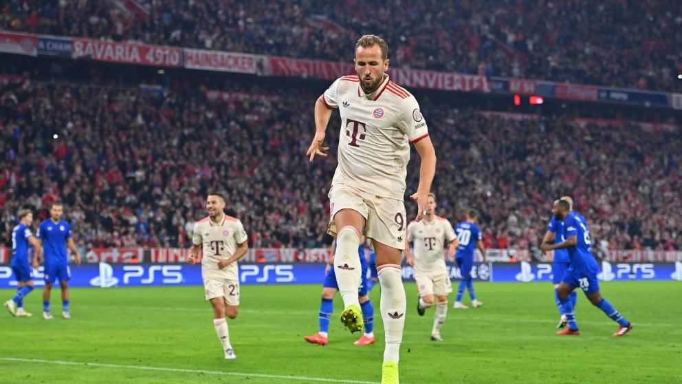 Champions League: con cuatro de Kane, Bayern Múnich le hizo NUEVE GOLES a Dinamo Zagreb