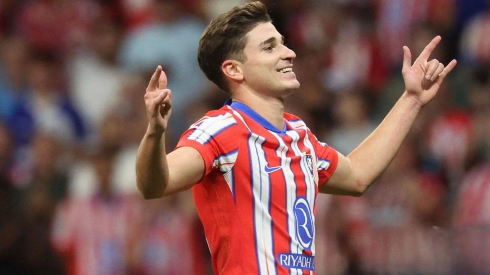 Video: Julián Álvarez ROMPIÓ la racha y convirtió su primer gol en la victoria de Atlético de Madrid