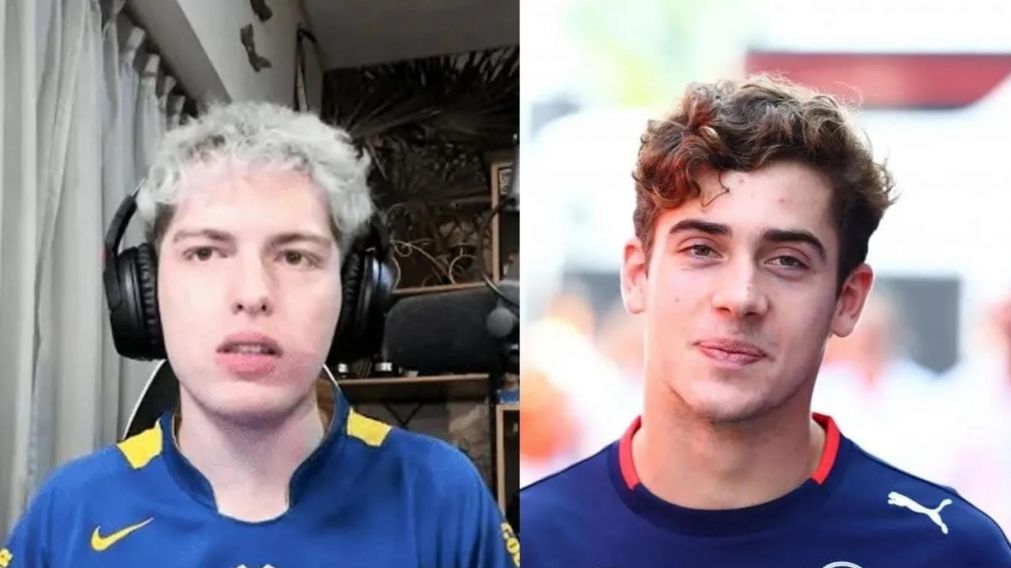 Franco Colapinto y Davoo Xeneize tuvieron un DIVERTIDO cruce por Boca que INVOLUCRÓ a Lewis Hamilton