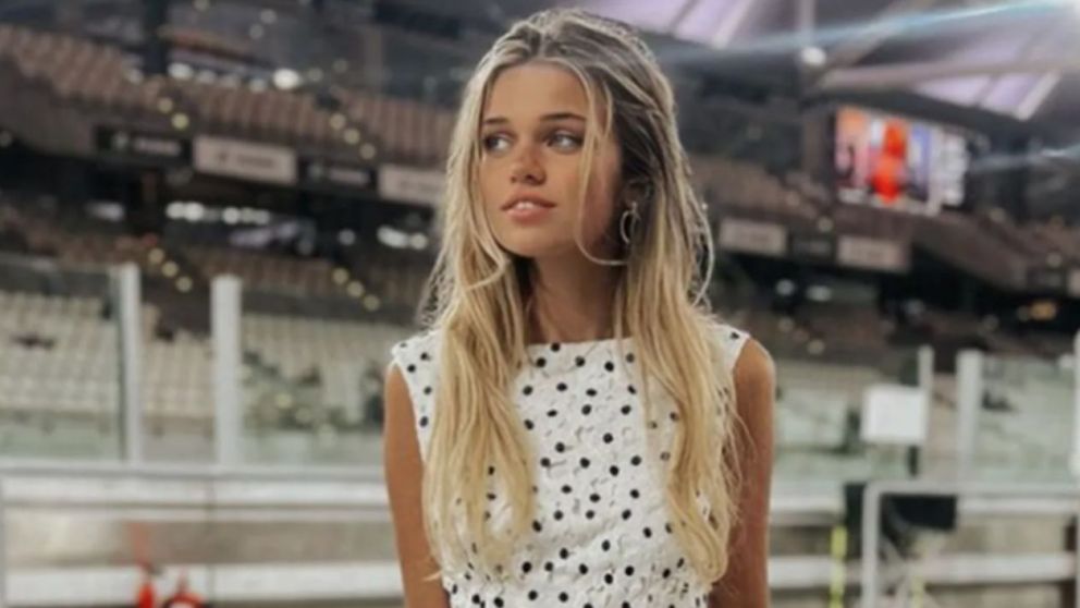 Quién es Estelle Ogilvy, la modelo e influencer que abandonó a Franco Colapinto por un piloto de Ferrari