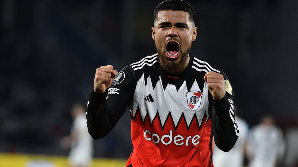AGÓNICO cabezazo de Paulo Díaz para el triunfo de River en la ida de los octavos de final de la Copa Libertadores ante Talleres de Córdoba