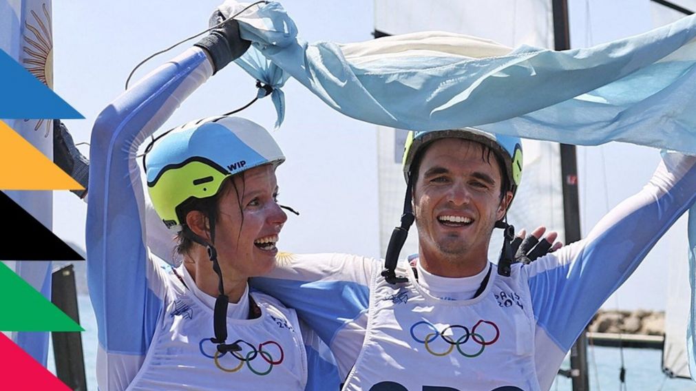 Conoc� a Mateo Majdalani y Eugenia Bosco, ganadores en vela de la segunda medalla argentina en los Juegos Ol�mpicos Par�s 2024