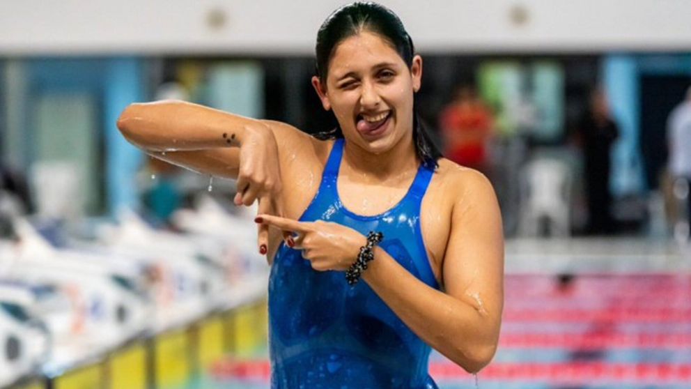Agostina Hein cerró su DEBUT en los Juegos Olímpicos París 2024 en los 800 metros libres de natación