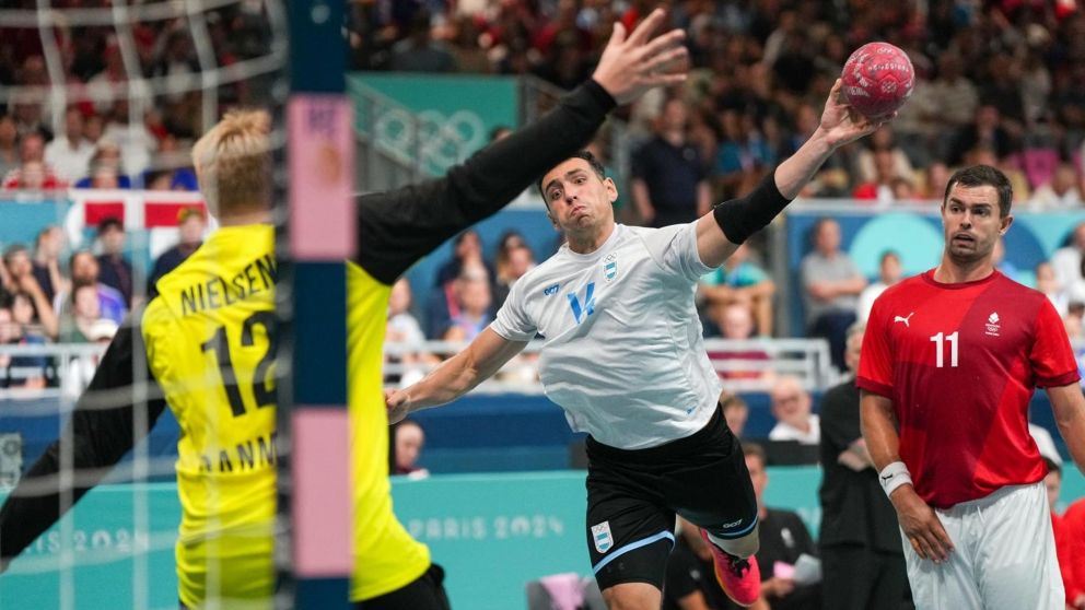 Juegos Olímpicos París 2024: Los Gladiadores cayeron con Dinamarca y quedaron al borde de LA ELIMINACIÓN