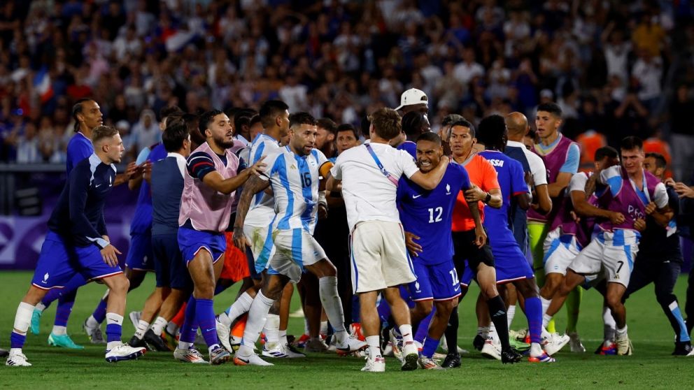ELIMINADOS: en un partido infartante, Francia LE GANÓ 1 a 0 a la Selección Argentina Sub 23 en los Juegos Olímpicos 2024