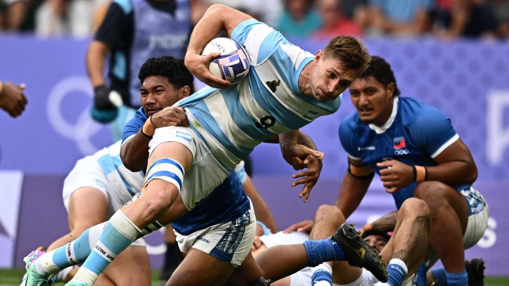 Los Pumas 7s derrotaron a Samoa en su segundo partido y avanzaron a los cuartos de final de los Juegos Olímpicos París 2024