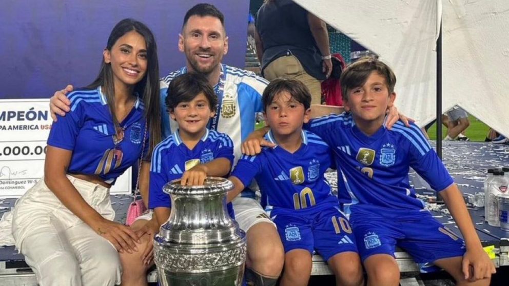 El mensaje de Antonela Roccuzzo para Lionel Messi tras la consagración de la Selección Argentina en la Copa América 2024